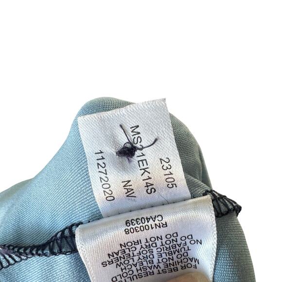 Peter Millar Summer Comfort Polo Navy Duck Sleeve Patch Mens Size Large - Picture 5 of 7